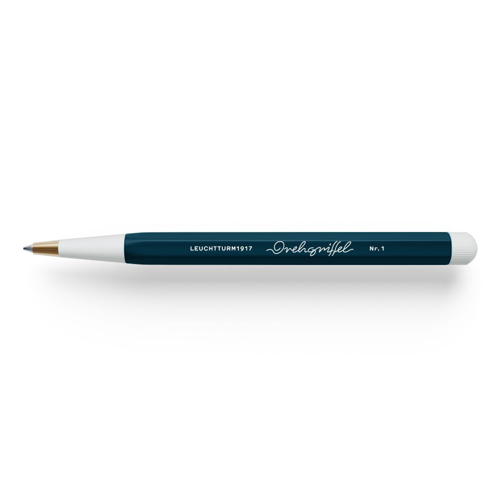 Leuchtturm Drehgriffel Nr. 1 Balpen met gelvulling zwart