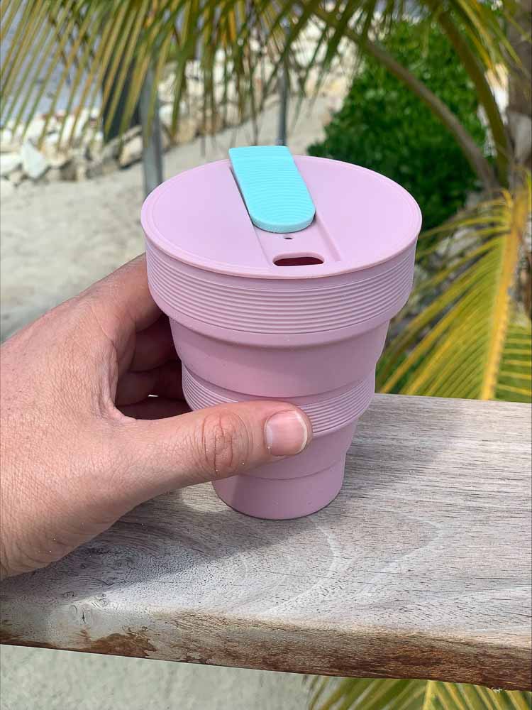 Collapsible Cup Pink - 350ml
