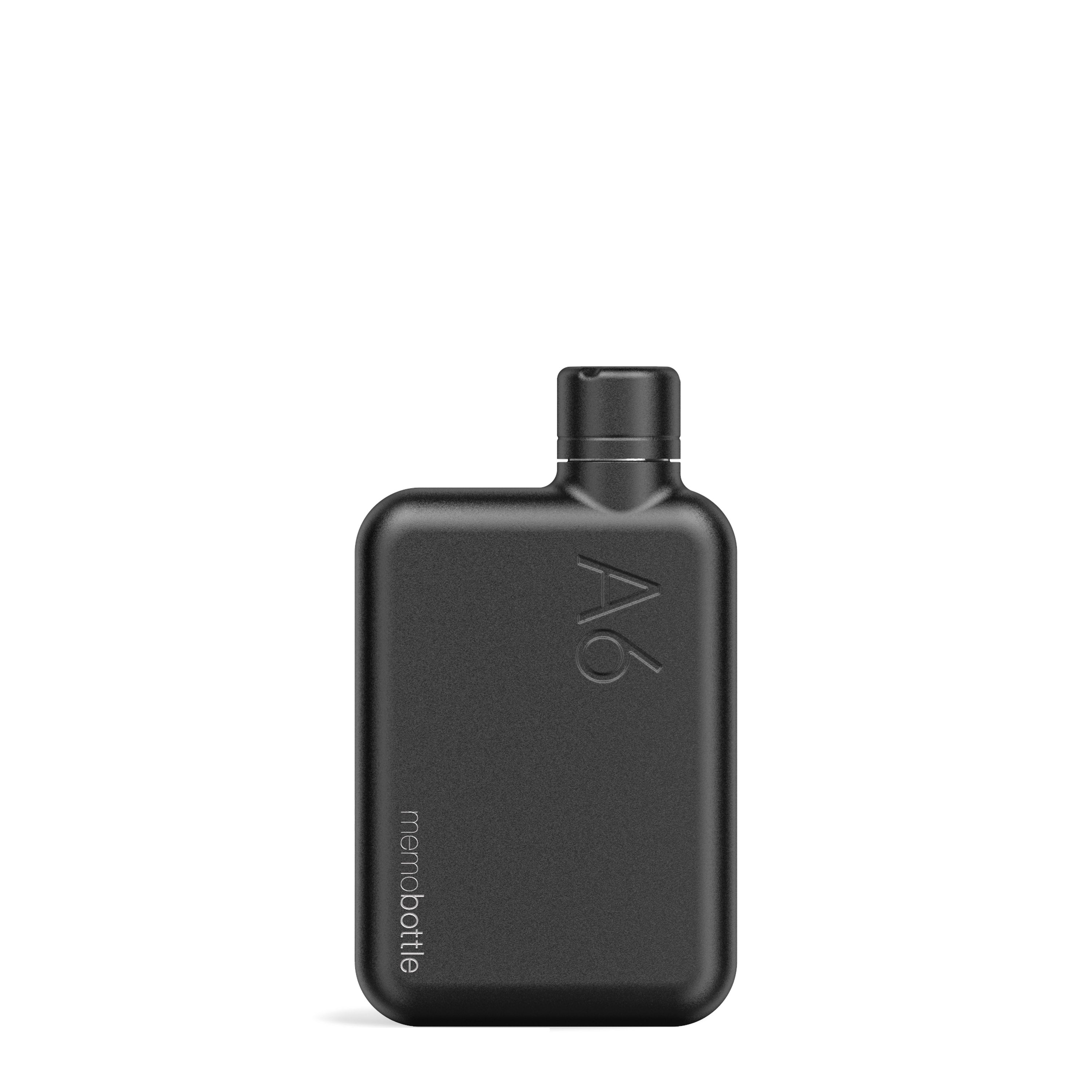 A6 Stainless Steel memobottle BLACK