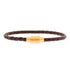 thin leather bracelet black gold jewelry for men steel and barnett