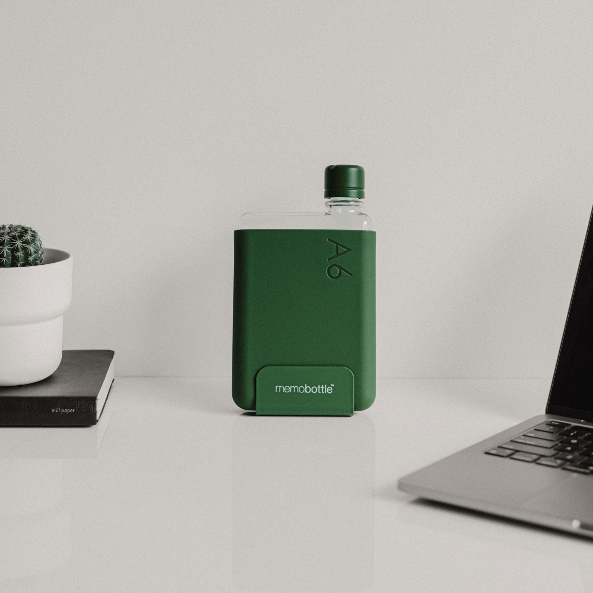 A6 memobottle - OG - Moss Green