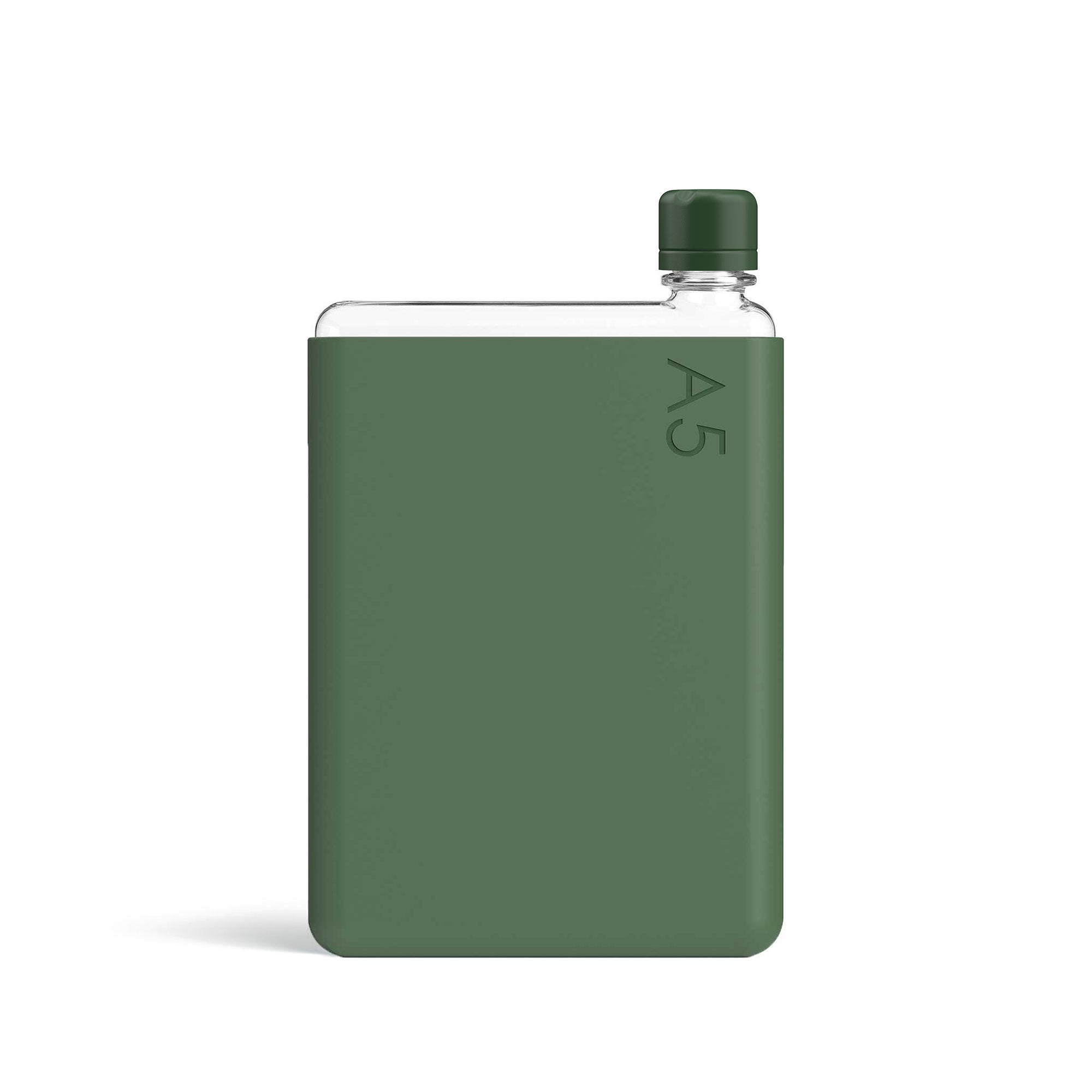 A5 memobottle - OG - Moss Green