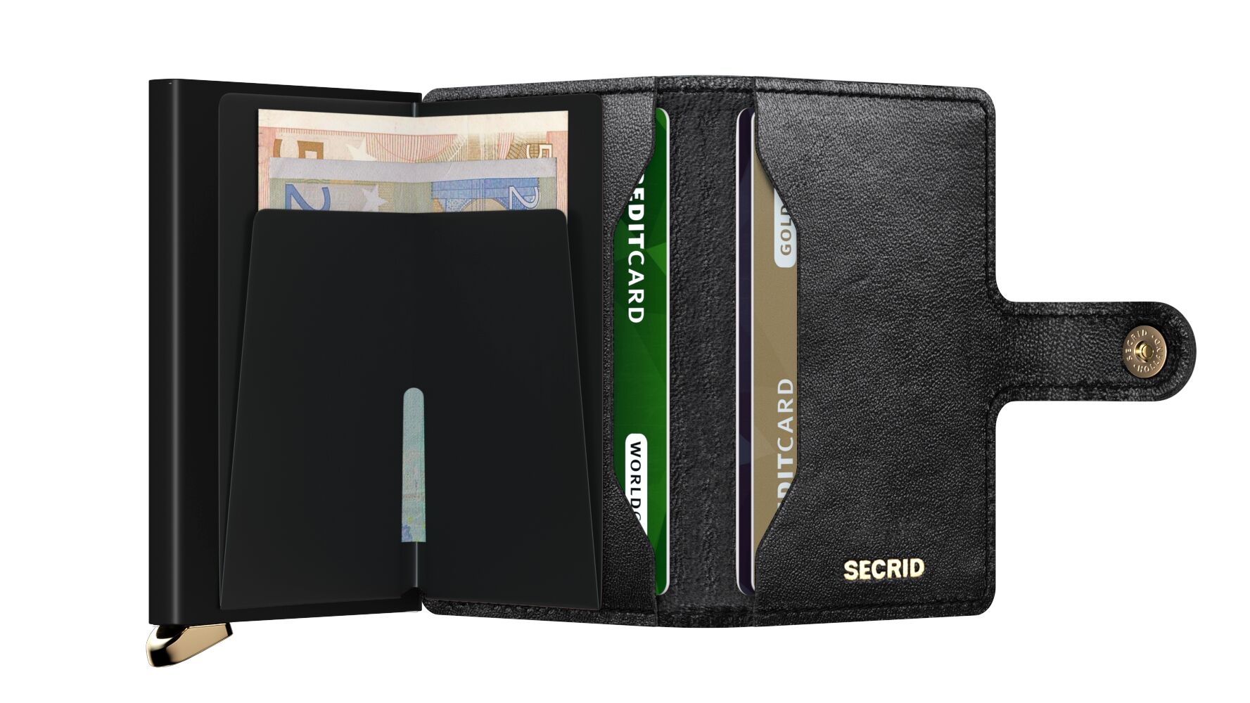 Mini wallet Emboss Diamond Black