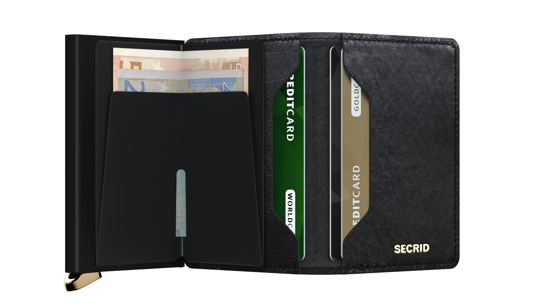 Slimwallet Emboss Diamond Black