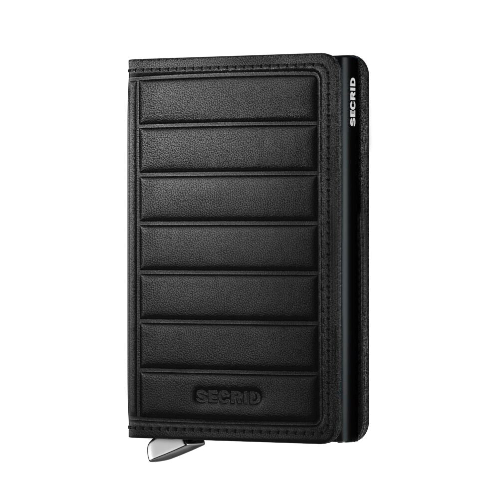 Slimwallet Emboss Lines Black