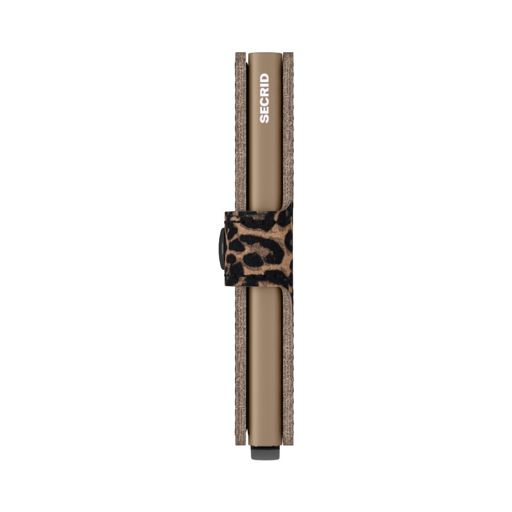 Mini-Geldbörse Leo Beige