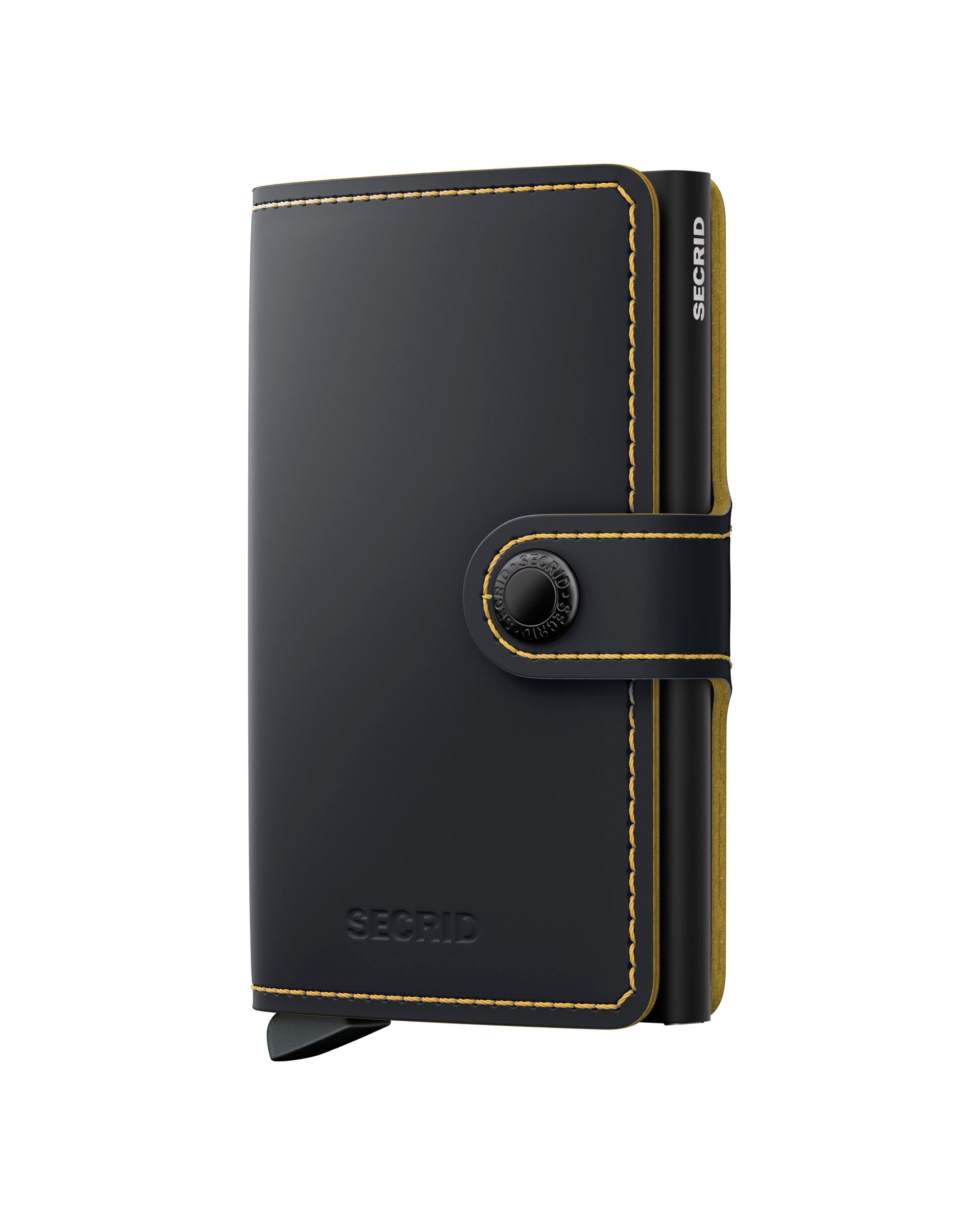 Miniwallet Matte Black & Ochre
