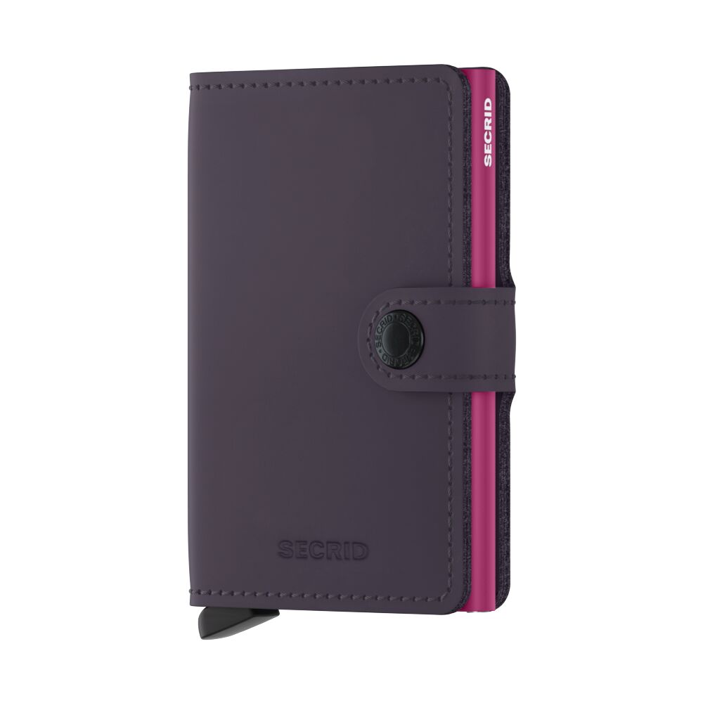 Miniwallet Matte Dark Purple-Fuchsia