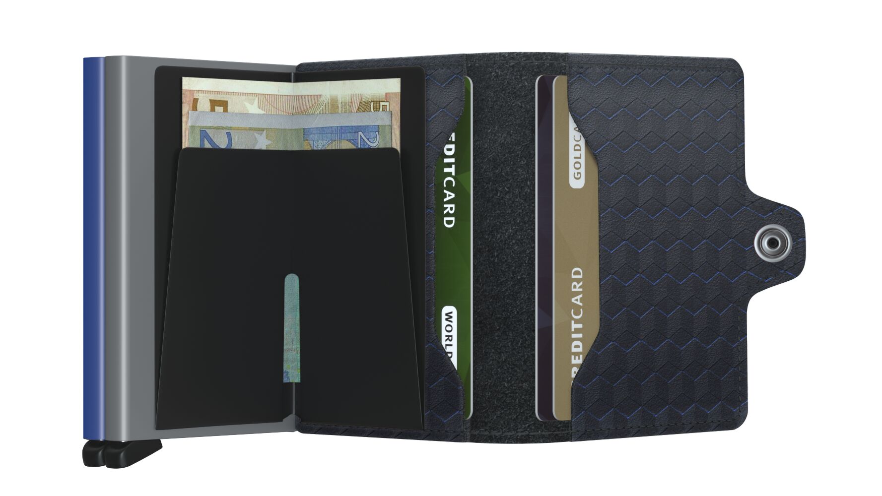 Twinwallet Optical Titanium-Blue