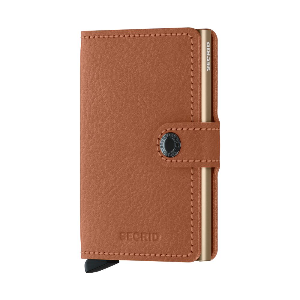 Miniwallet Pflanzlich gegerbter Caramello-Sand