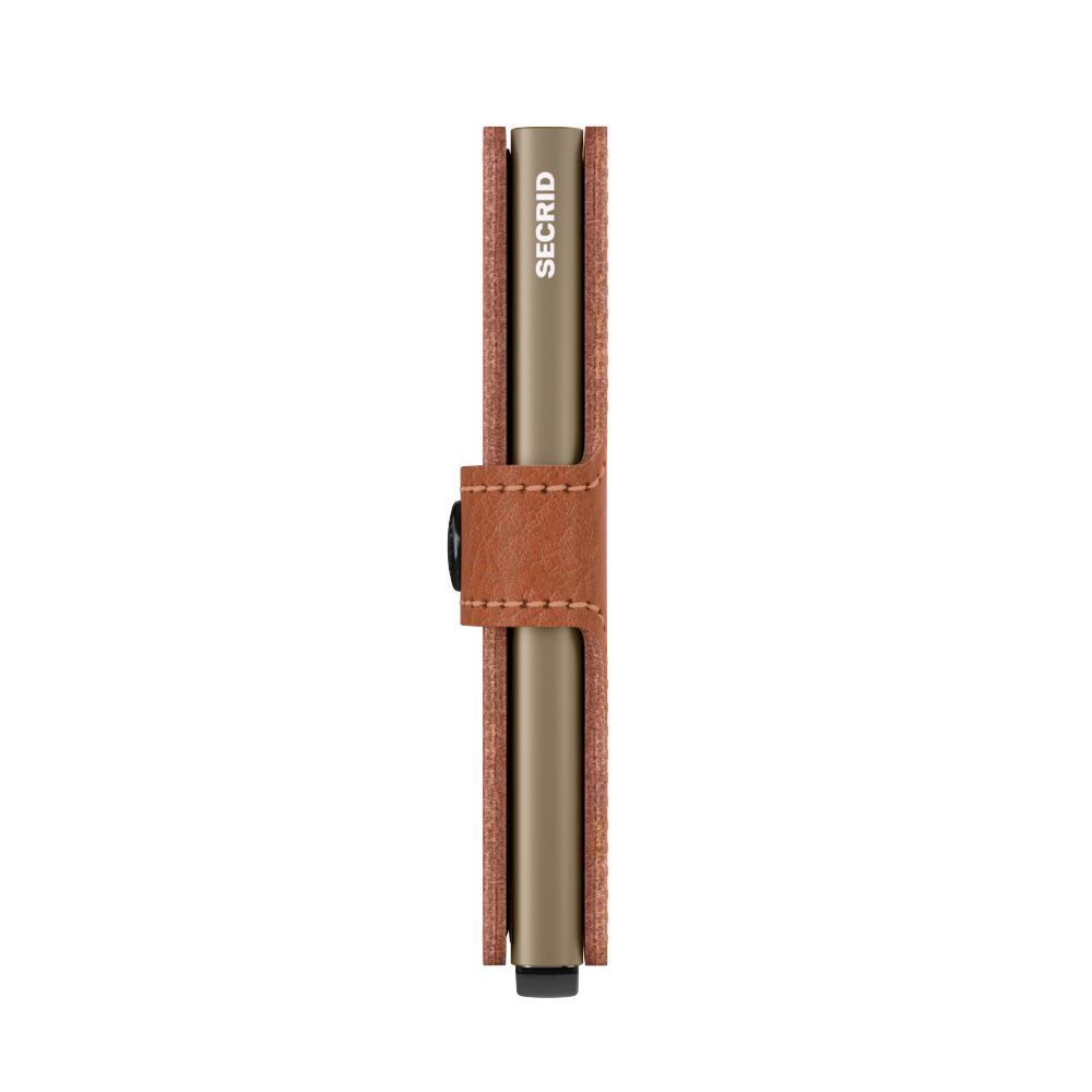 Miniwallet Pflanzlich gegerbter Caramello-Sand