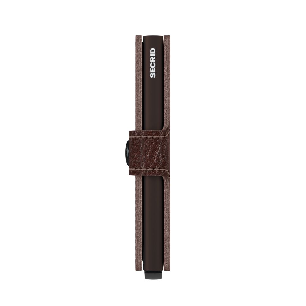 Miniwallet Vegetable Tanned Espresso-Brown