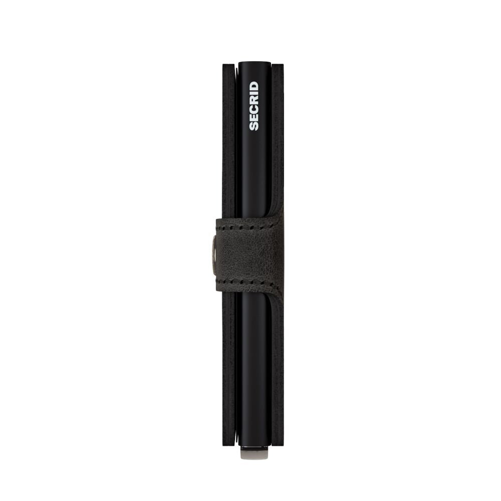 Mini-Geldbörse Vintage Schwarz