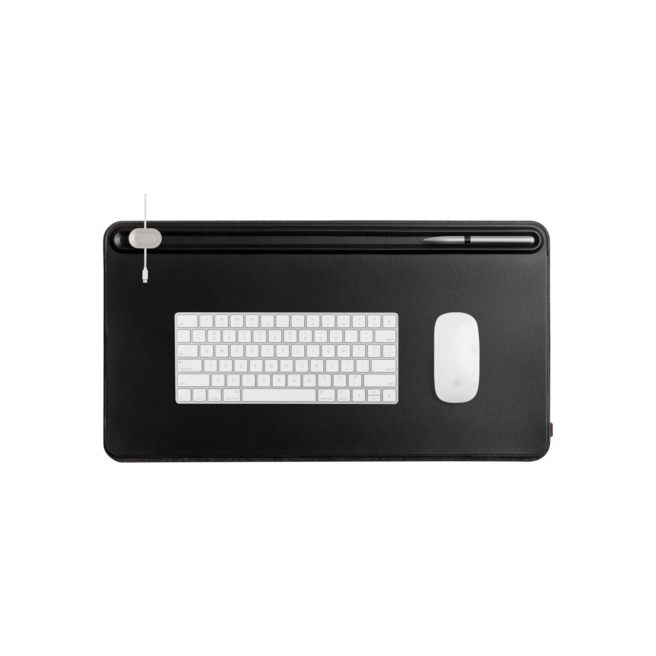 Zwarte Orbitkey Desk mat
