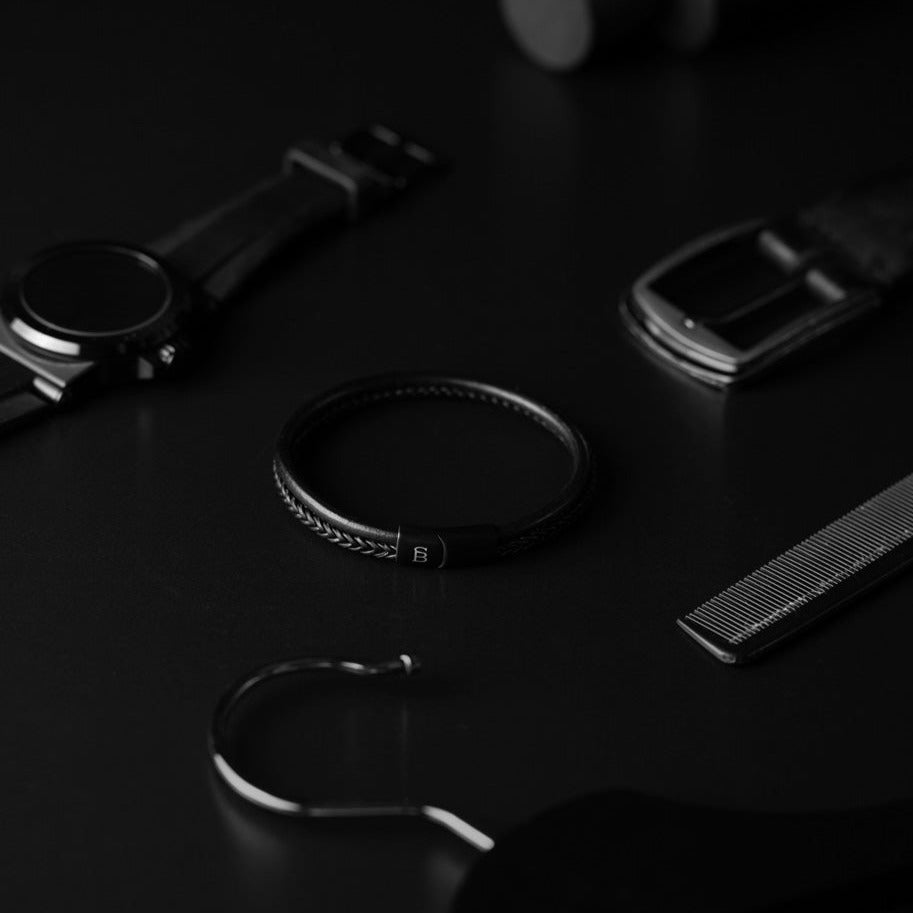 Black Edition Leather Bracelet Denby