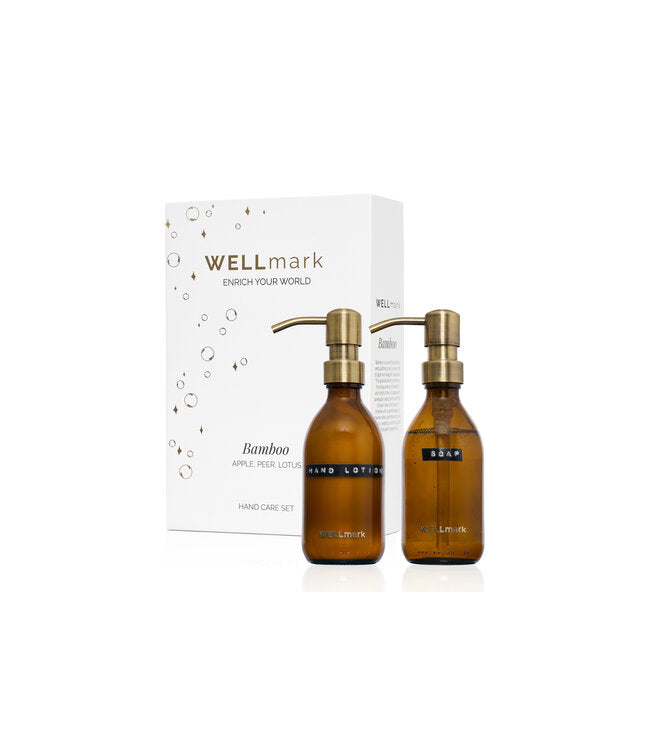 Hand care set. Bamboo