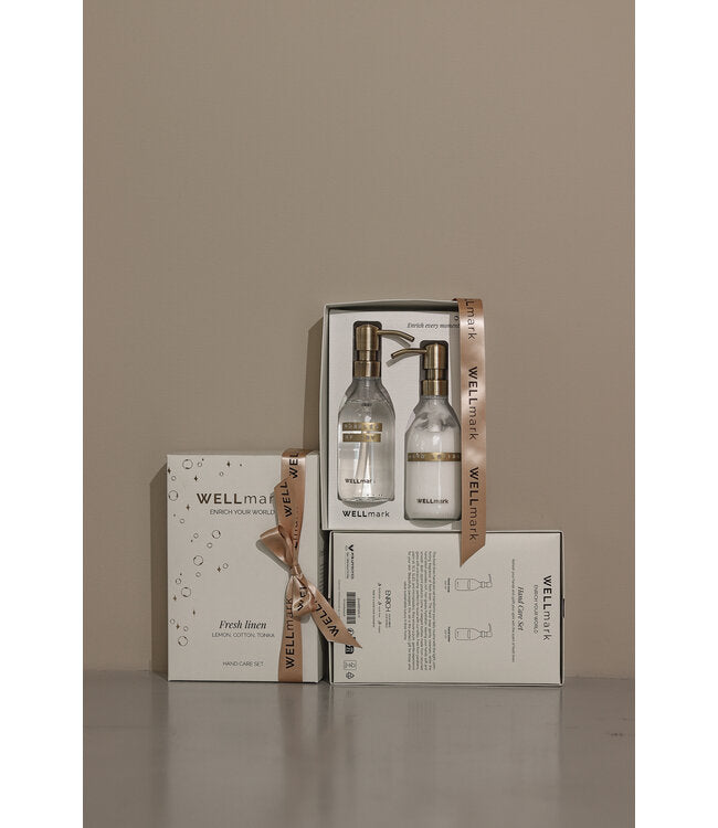 Hand care set. Frisse linen