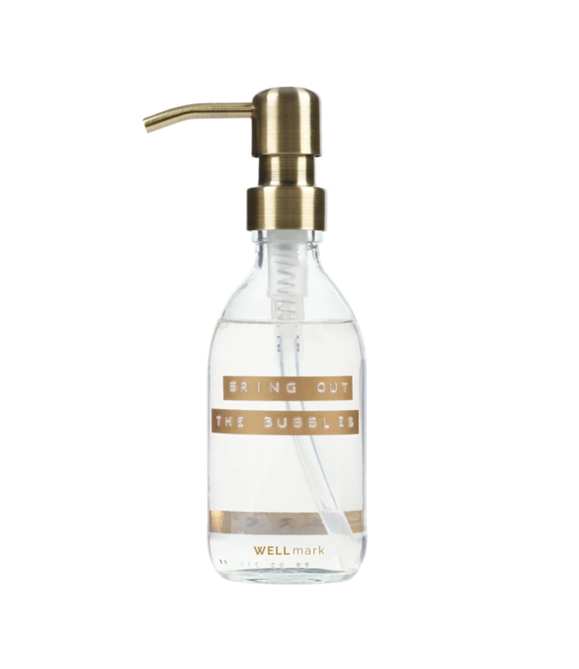 Hand Soap transparent/brass fresh linen BRONZE 250ml BRING