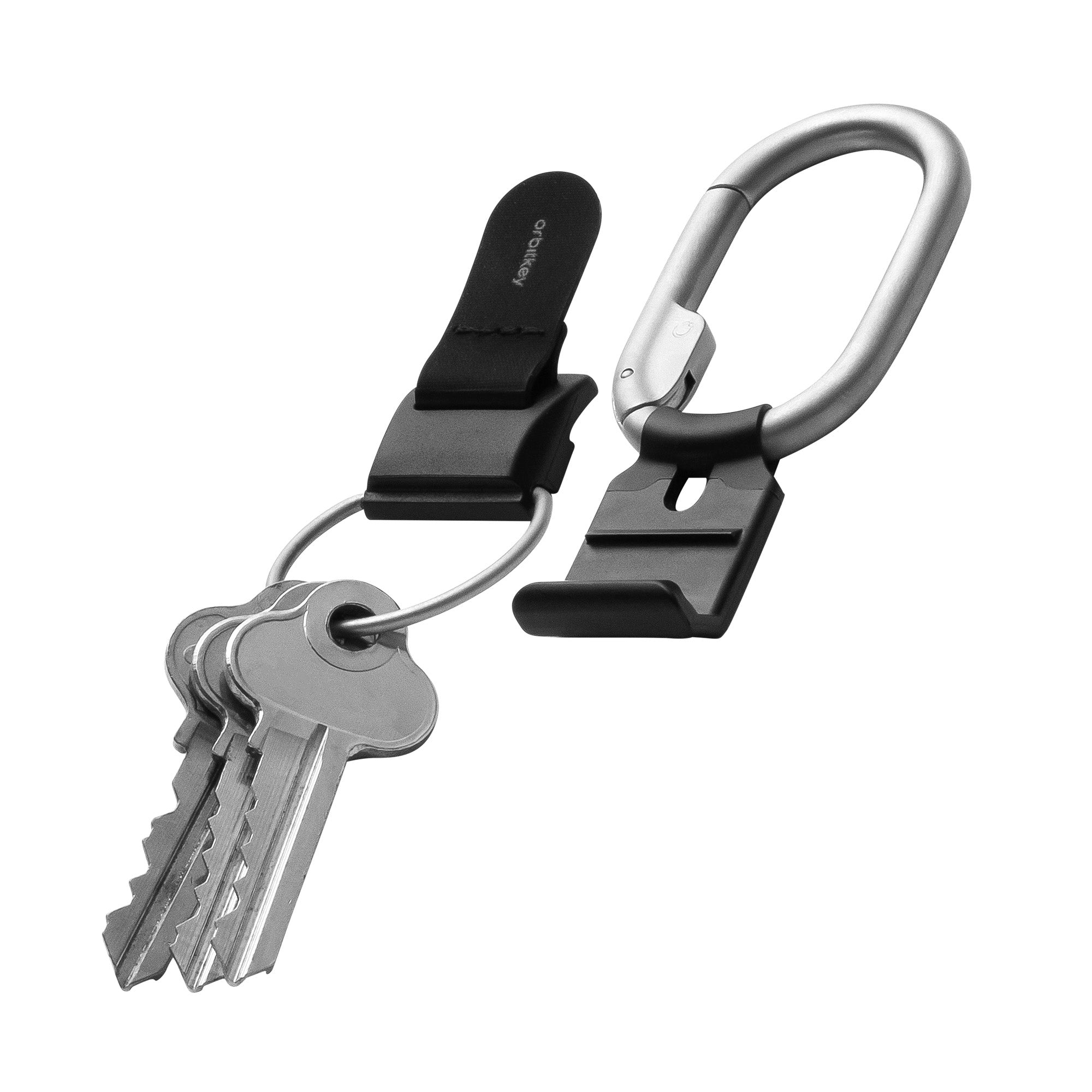 Orbitkey zilveren clip