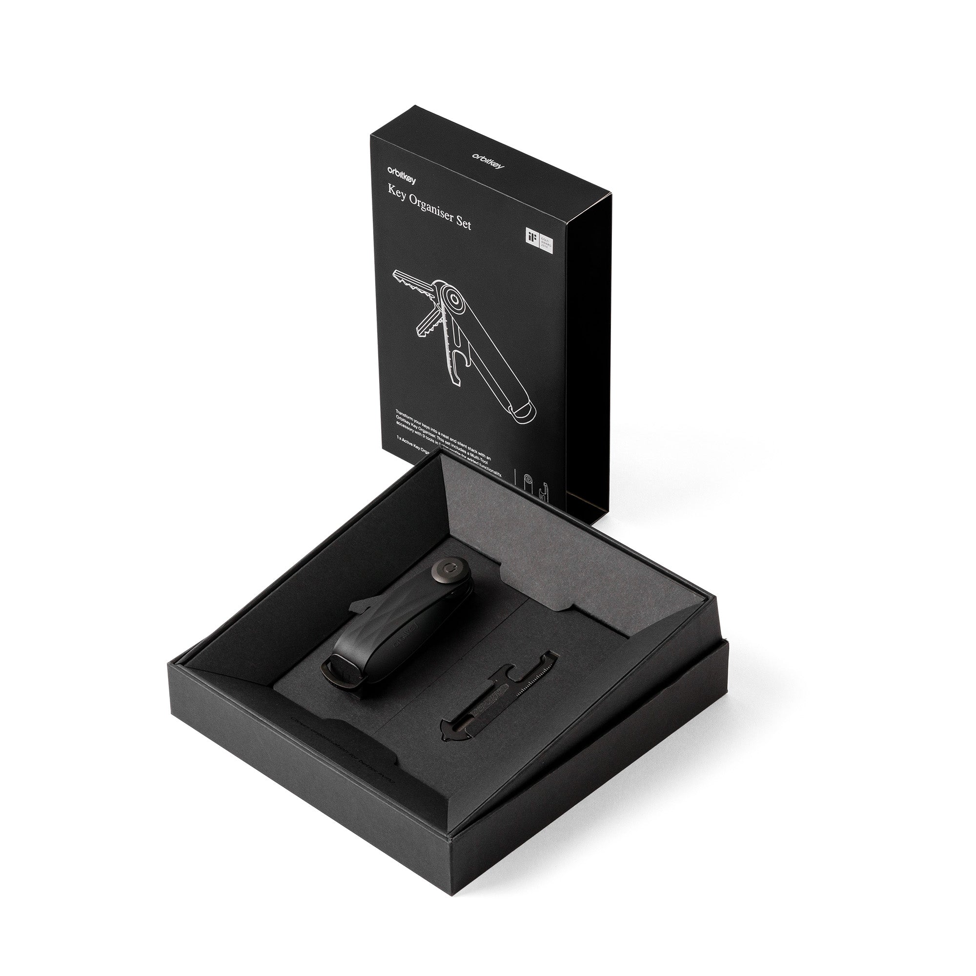 Key Organiser Gift Set Active Black