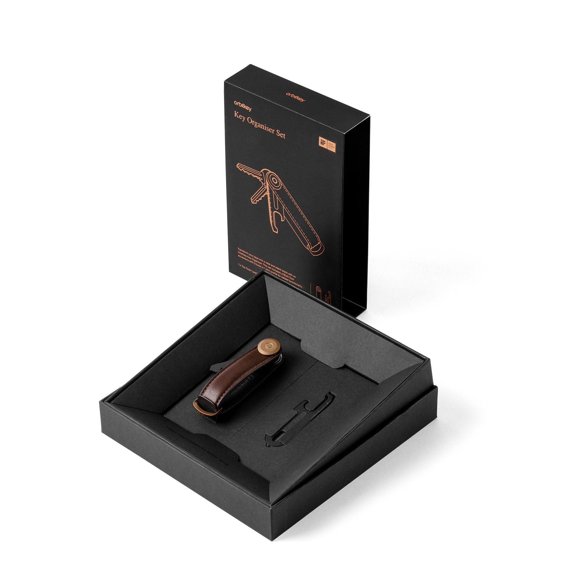 Key Organiser Gift Set Active Black