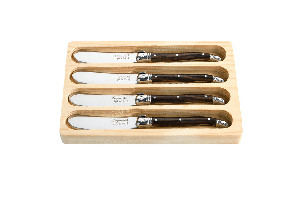 Premium Line Botermessen Dark Wood