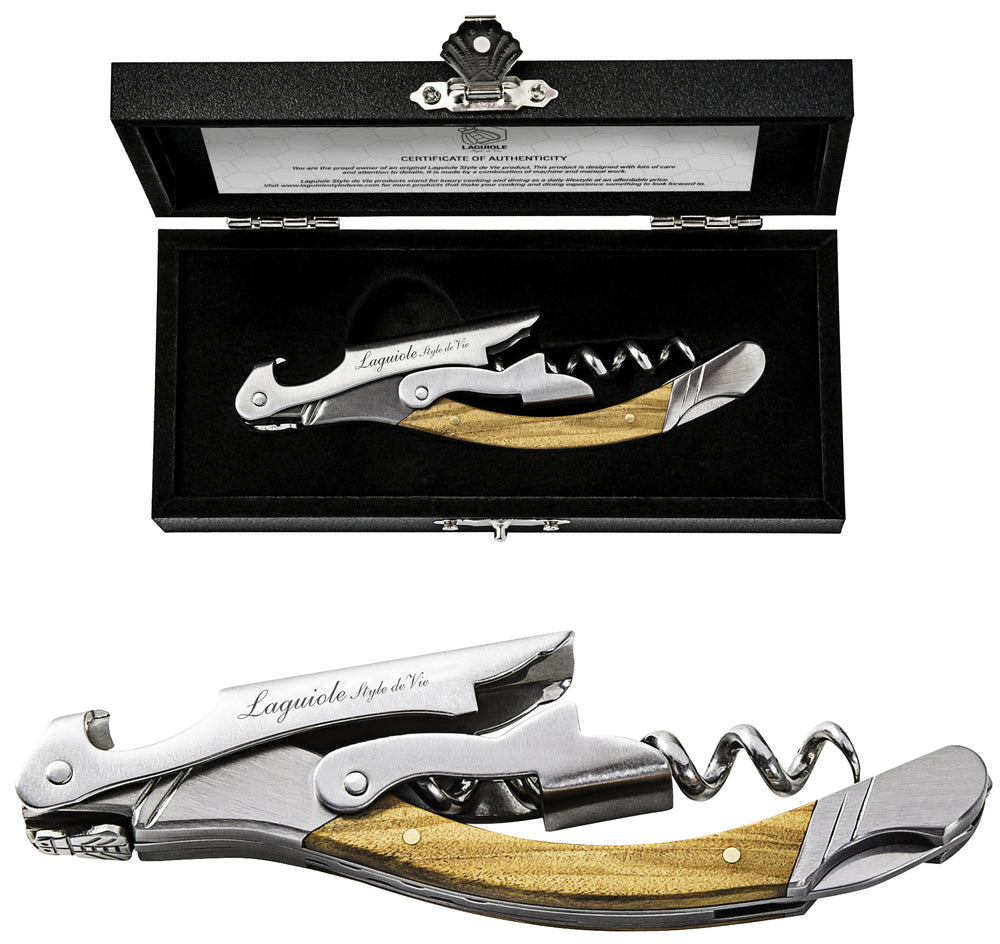 Luxury Line Kurkentrekker Olijfhout