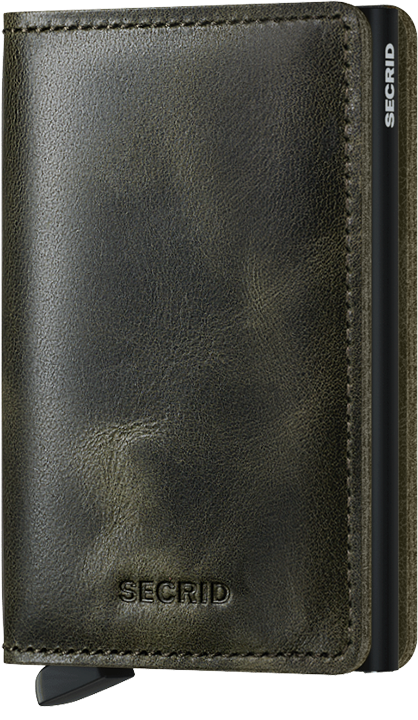 Mini-Geldbörse Vintage Taupe