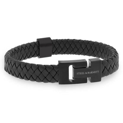 Leather Bracelet Harrison Black Edition