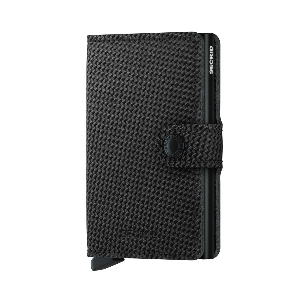 Mini-Geldbörse Carbon Black