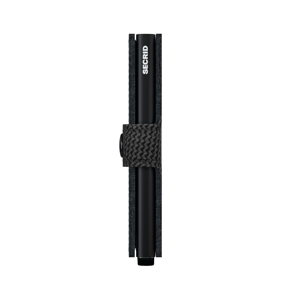 Mini-Geldbörse Carbon Black