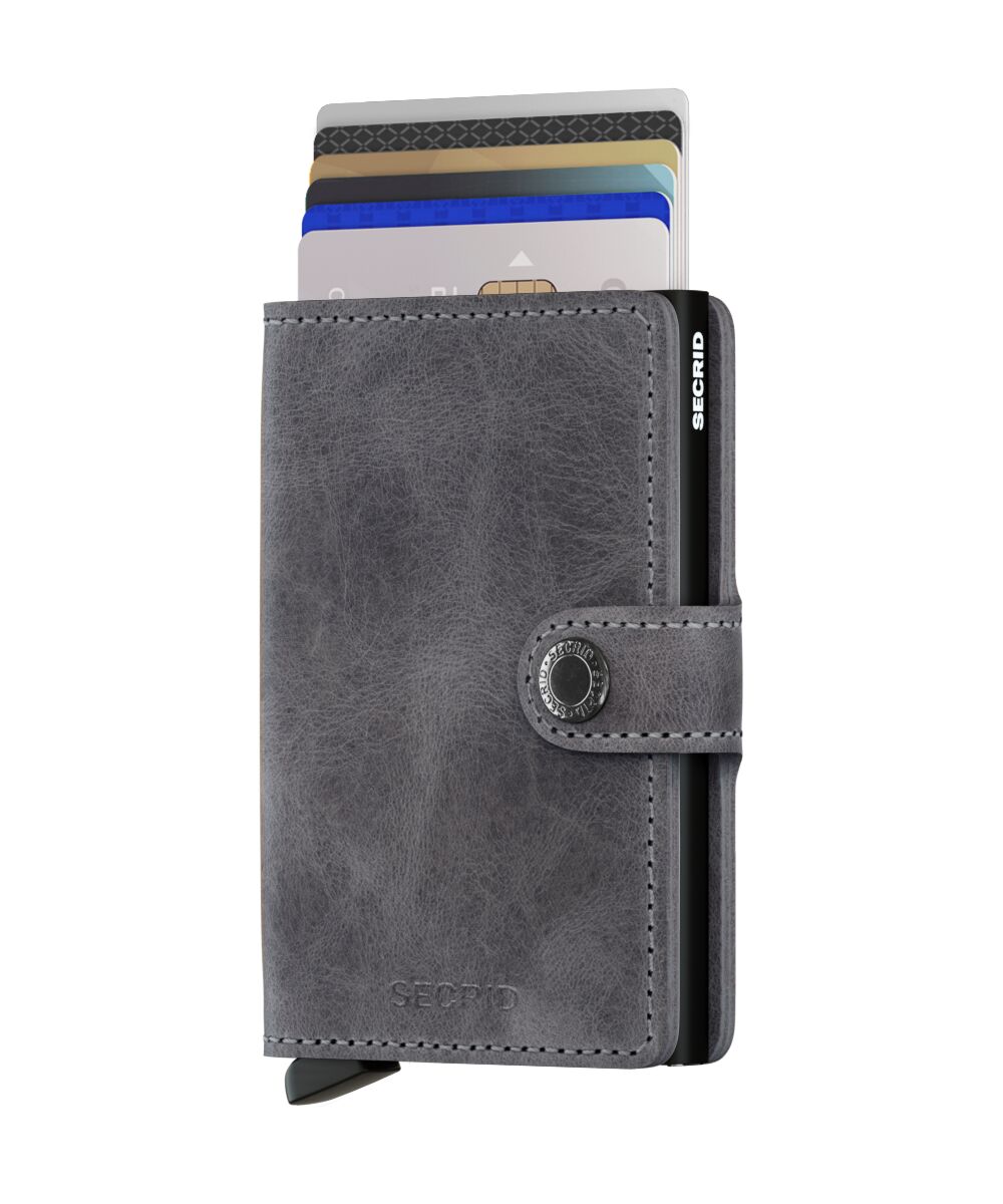 Miniwallet Vintage Grey-Black