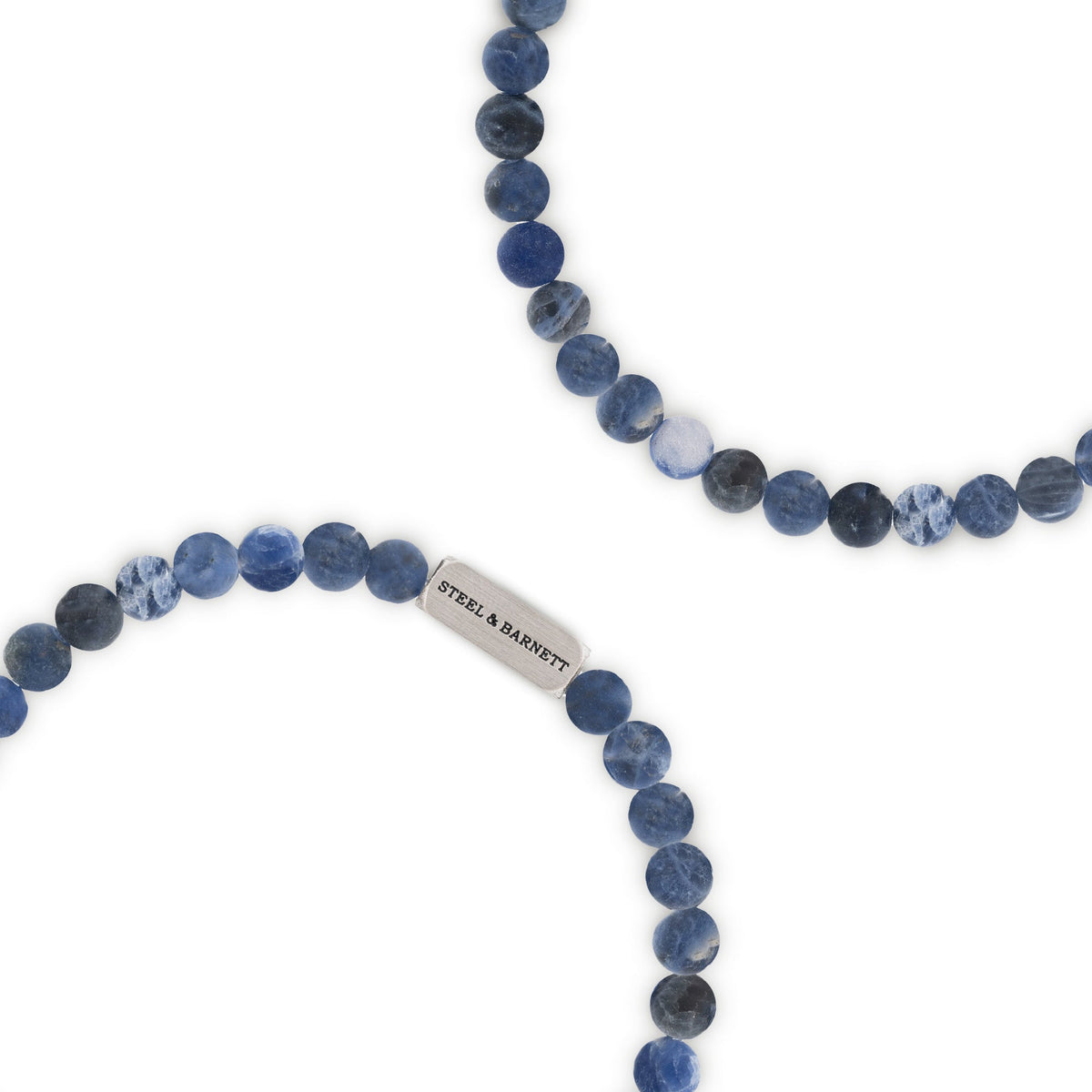 Natural Ned 6mm Round Gemstone Bracelet Matt Sodalite
