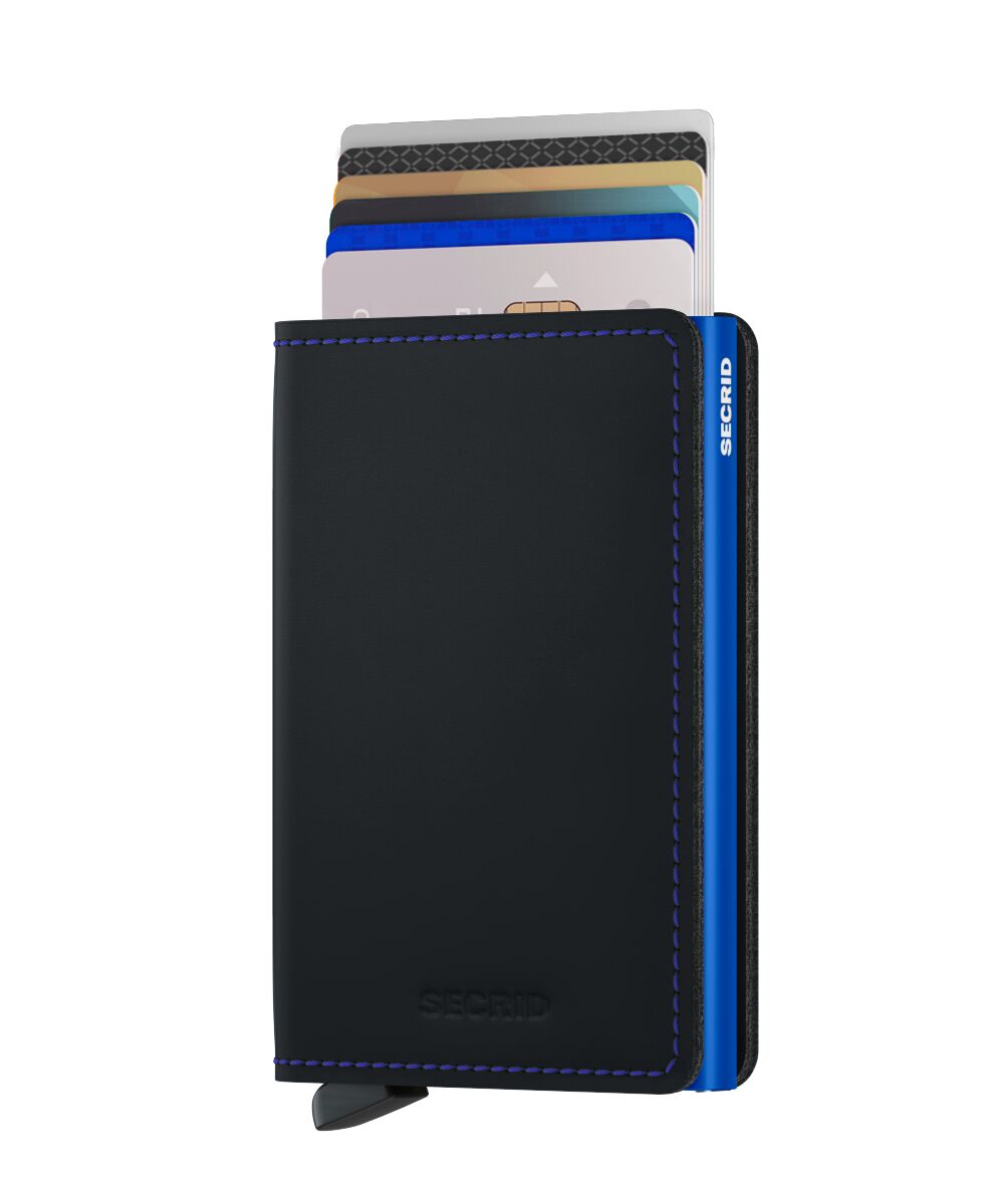 Slimwallet Mattschwarz