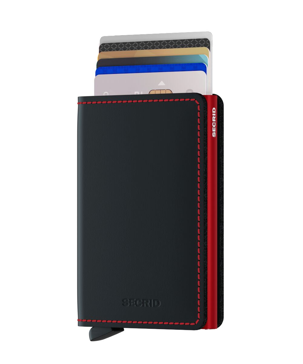 Slimwallet Matte Black Red