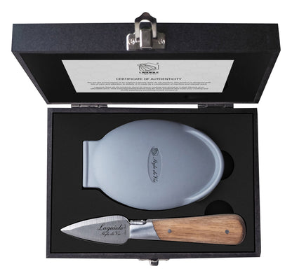 Luxury Line Oester Geschenkset Eikenhout